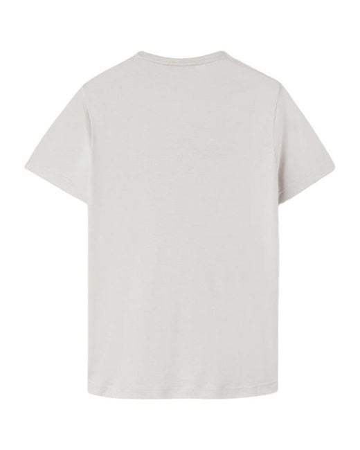 Loro Piana White Short-Sleeved Jersey T-Shirt for men