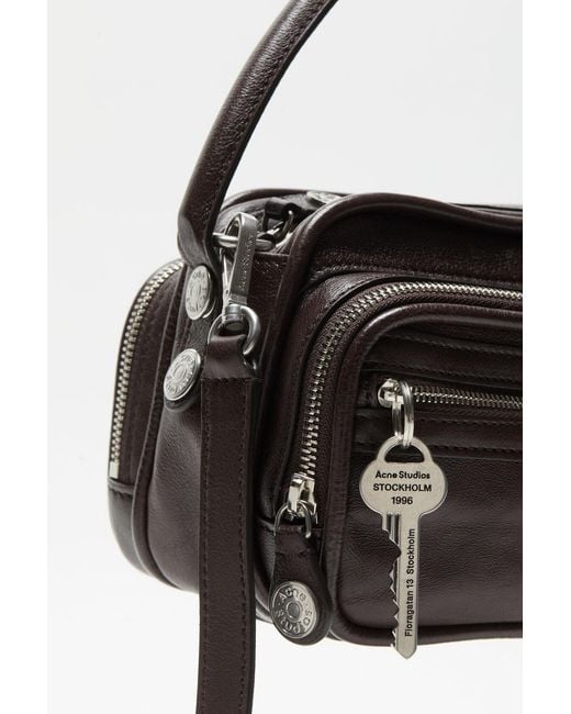 Acne Black Zip-Fastening Tote Bag for men
