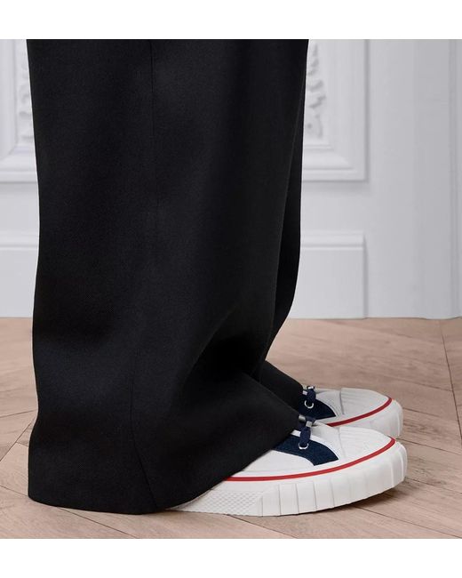 Dior Natural Lace-Up High-Top Casual Shoes for men