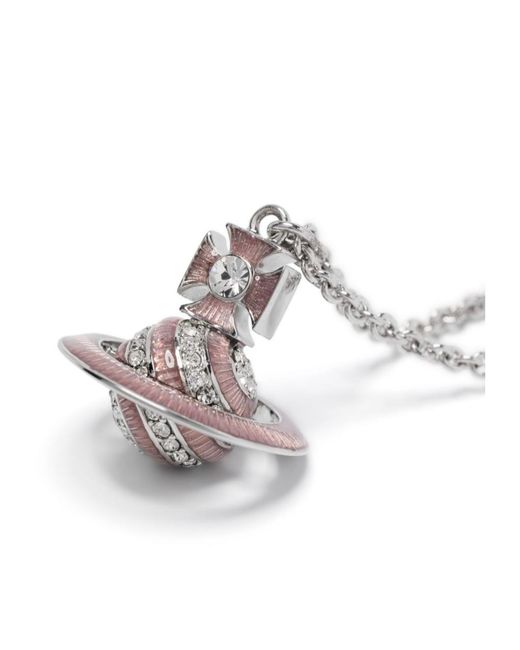 Vivienne Westwood White Pendant Necklace