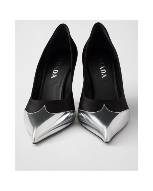 Prada Black Pointed Toe Slip-On Pumps