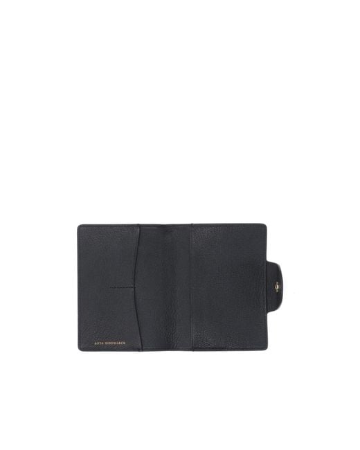 Anya Hindmarch Black Eyes Compact Wallet