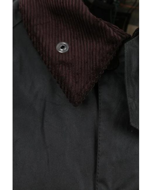 Barbour Black Bedale Waxed Jacket for men