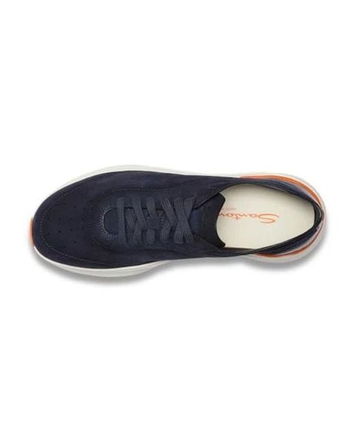 Santoni Blue Bounce Sneakers for men