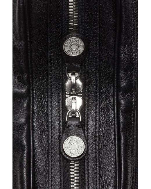 Acne Black Camero Party Multi-Pocket Shoulder Bag