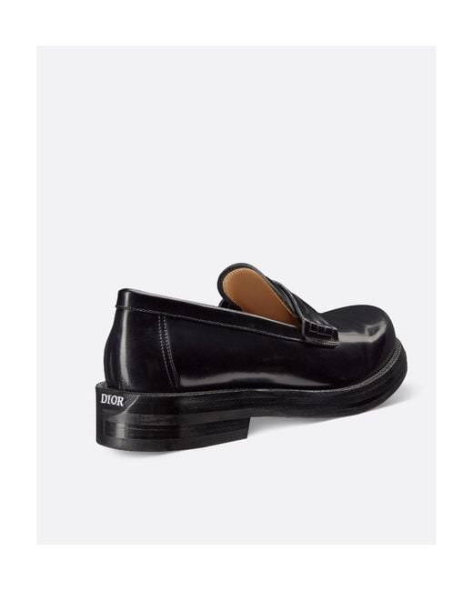 Dior Black Homme Carlo Slip-On Loafers for men