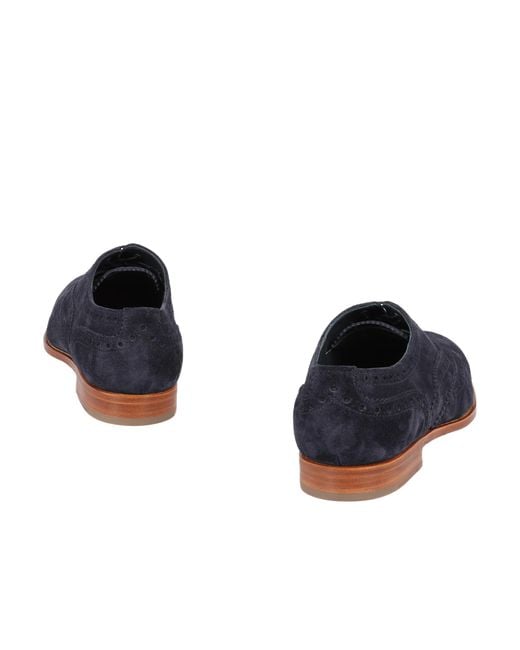 Church's Blue Brogue Lace-Up Shoes
