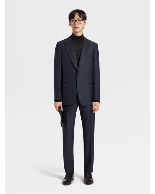 Zegna Blue Trofeo 600 Tailored Evening Suit for men