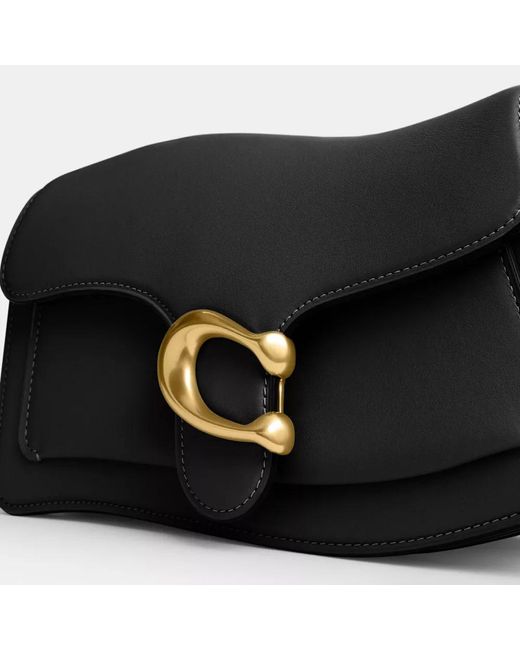 COACH Black Twisted Tabby Shoulder Bag