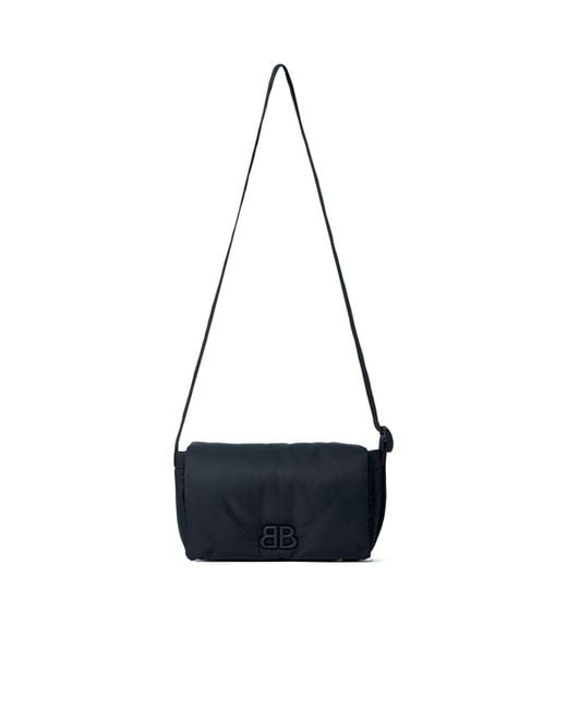Balenciaga White Small Monaco Flap Shoulder Bag for men