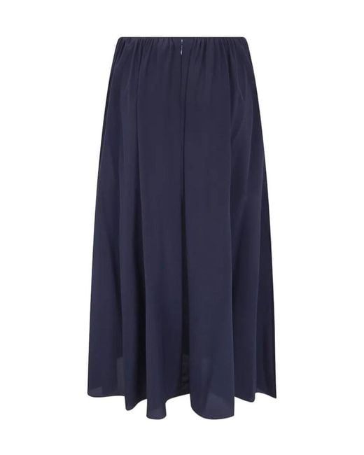 Aspesi Blue Gathered Skirt