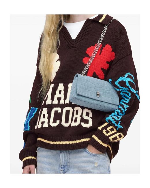 Marc Jacobs Blue Slim Chain Shoulder Bag