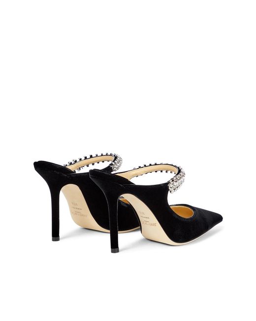 Jimmy Choo Black Bing 100Mm Pointed Mules