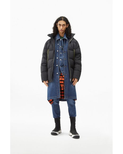 KENZO Blue Mid-Rise Straight-Leg Trousers for men