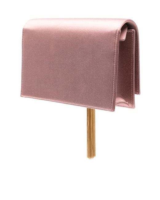 Saint Laurent Pink Kate Clutch Bag