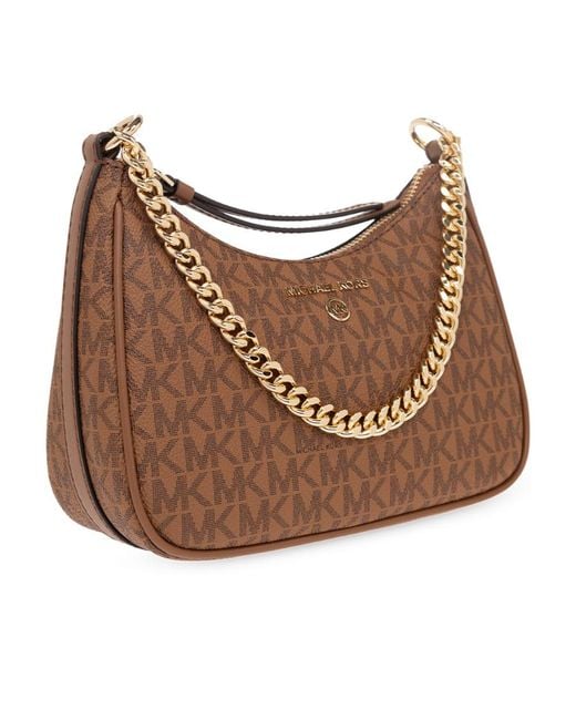 Michael Kors Brown Jet Set Charm Shoulder Bag