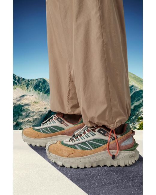 Moncler Natural Grenoble Drawstring Cargo Pants for men