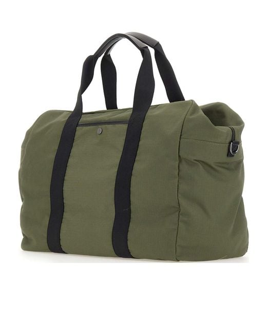 Gianni Chiarini Green Oslo Leather-Trim Tote Bag for men