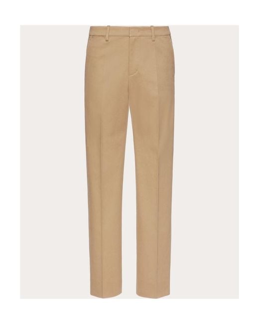 Valentino Natural Logo Casual Pants for men