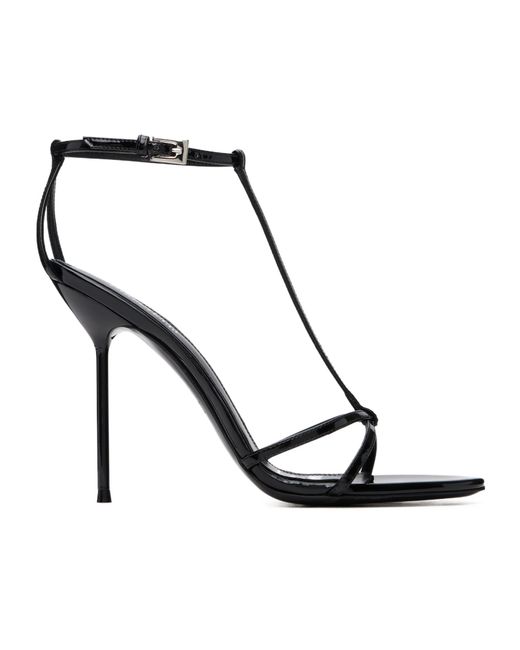 Paris Texas Black Lidia Patent-Leather Sandals
