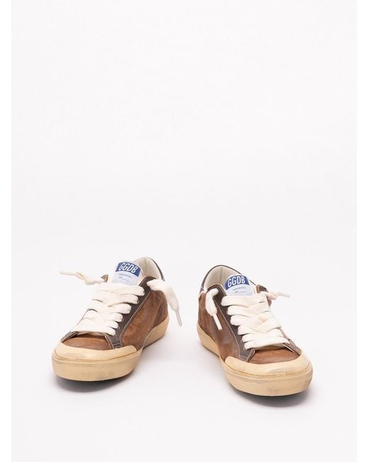Golden Goose Deluxe Brand Pink Super Star Low-Top Sneakers for men