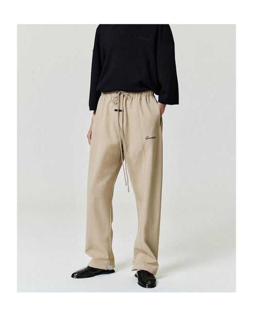 Fear Of God Natural Signature Track Pants for men