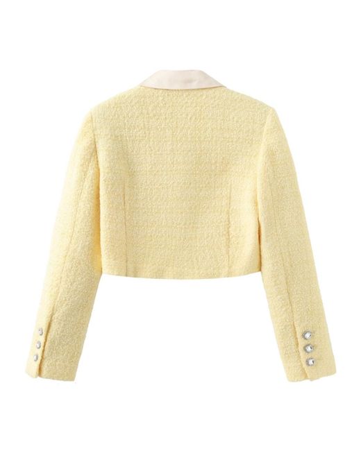 Marissa Chiara Natural Long-Sleeved Casual Jacket