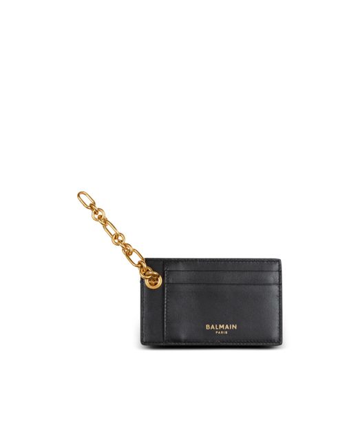 Balmain White Pulse Monogram Jacquard Card Holder