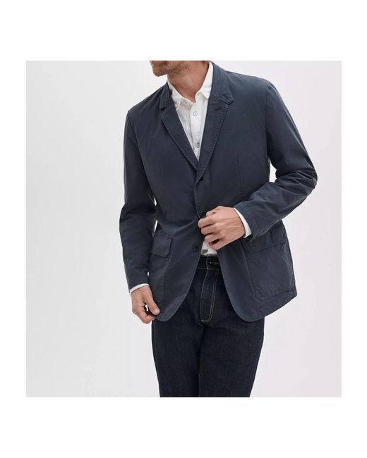 Rag & Bone Blue Single-Breasted Suit Jacket for men