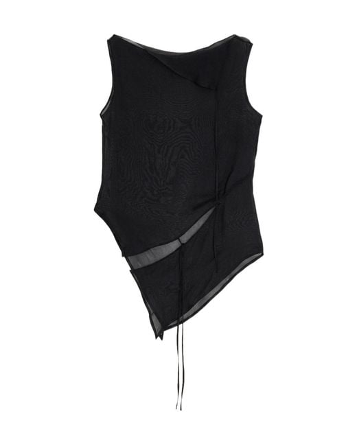 Paloma Wool Black Sato Silk Top