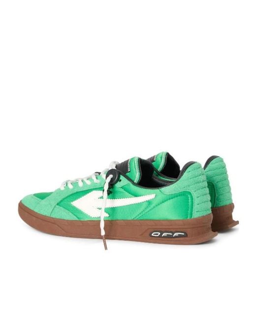Off-White c/o Virgil Abloh Green End Of Play Low-Top Sneakers for men