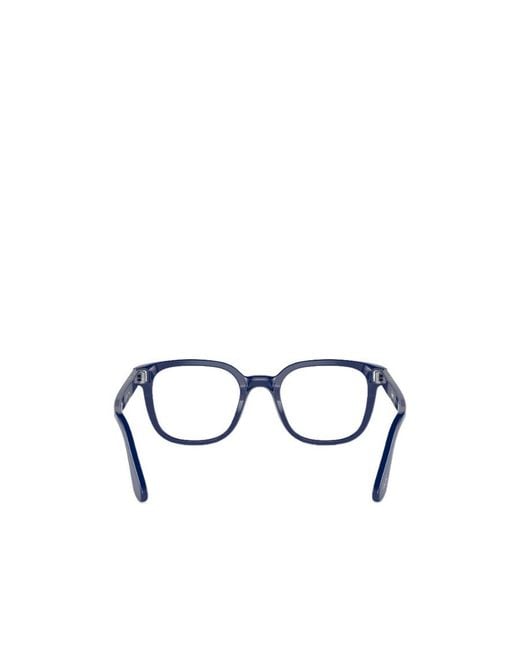 Persol White Square Frame Glasses for men