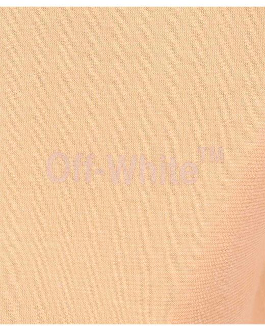 Off-White c/o Virgil Abloh White T-Shirt With Round Neck And Short Sleeves