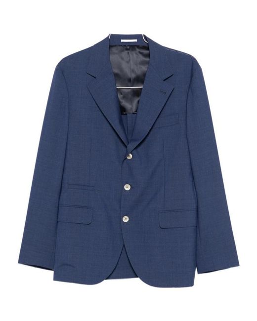 Brunello Cucinelli Blue Jackets for men