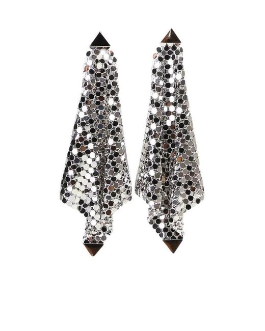 Rabanne White Rabanne Charm Earrings