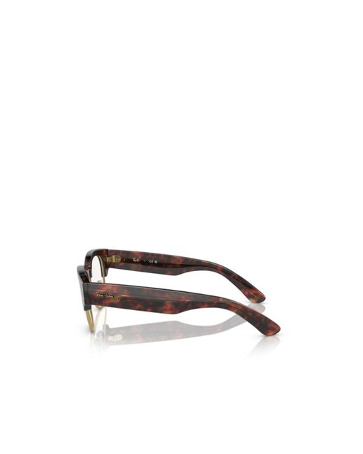 Ray-Ban White Mega Square Frame Glasses for men