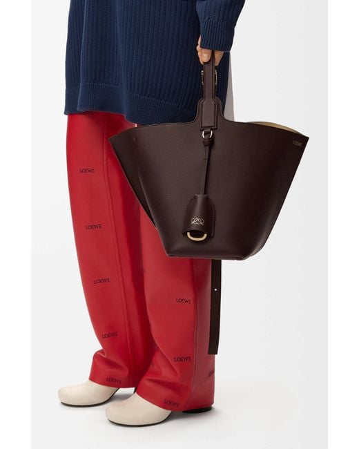 Loewe Brown Adjustable Shoulder Bag