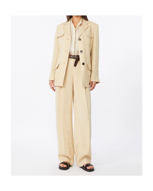 Max Mara Natural Studio Mstadesso Button-Up Jacket