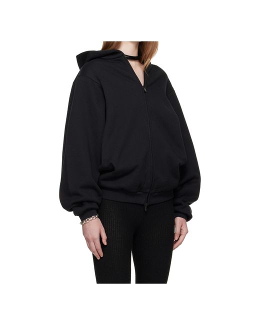 Fear Of God Blue Zipper Hooded Sweatshirt