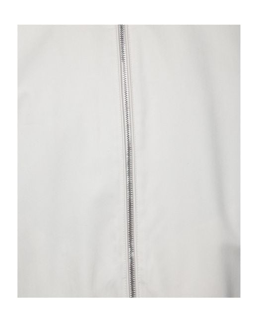 Moorer White Long-Sleeved Casual Jacket for men
