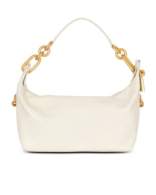 Balmain Natural Sync Medium Calfskin Bag