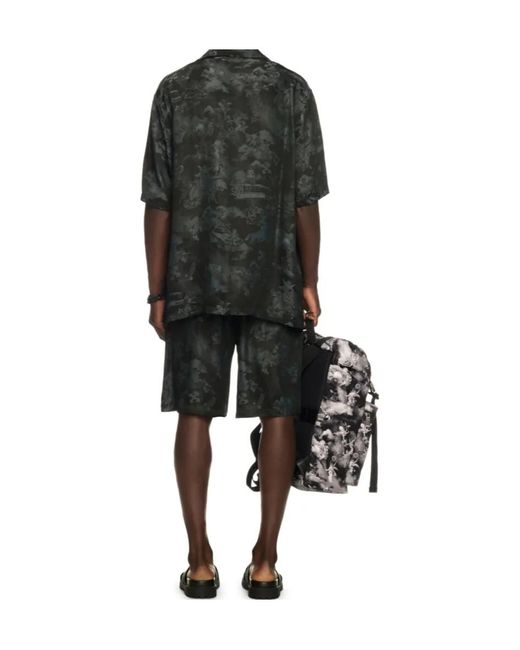 Off-White c/o Virgil Abloh Black Jacquard Fresco Bowling Shorts for men