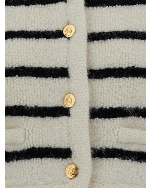 Céline Multicolor Marinière Cardigan Jacket
