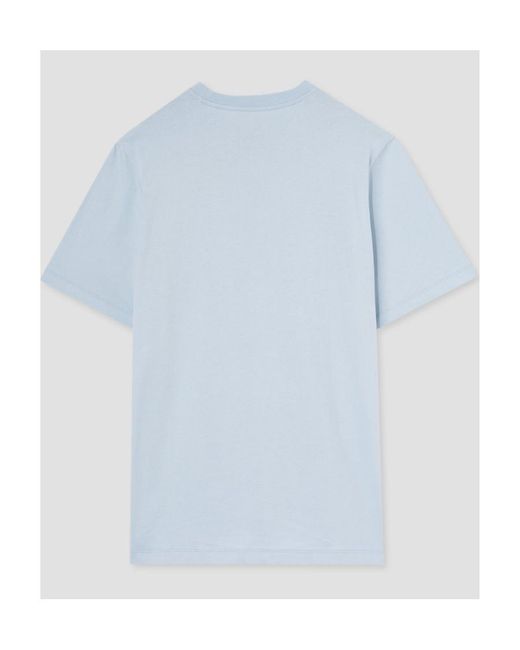 OAMC Blue Logo-Printed Crewneck T-Shirt for men
