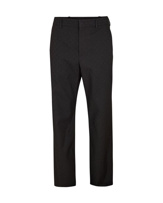 Gucci Black Simple Straight-Leg Pants for men