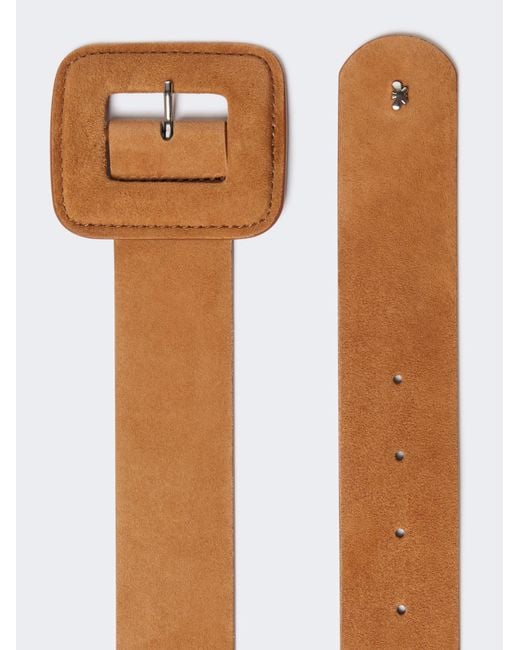 Weekend by Maxmara Brown Suede Belt
