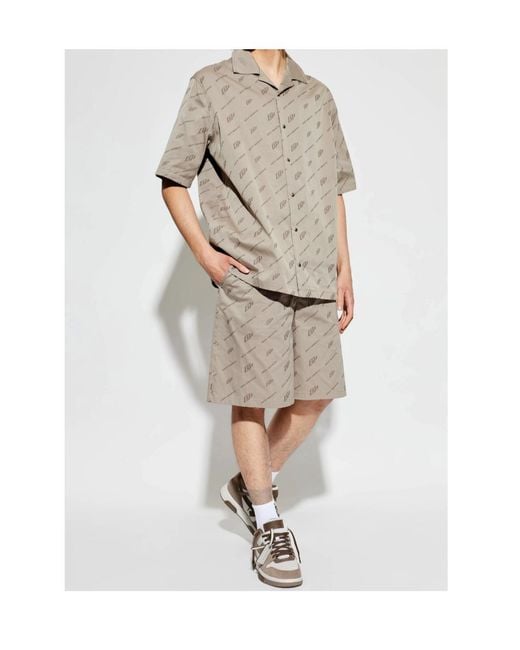 Off-White c/o Virgil Abloh Brown Out Of Office Lace-Up Sneakers for men