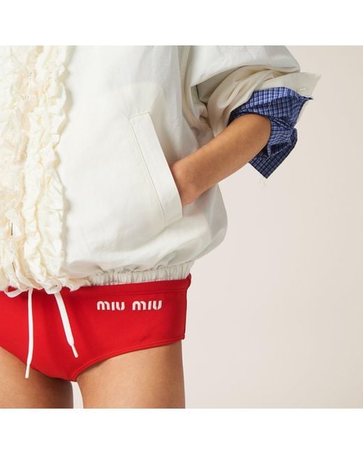 Miu Miu Red Swimsuit