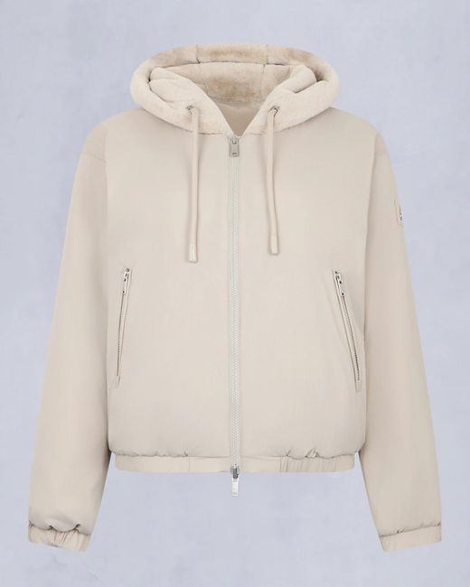 Moose Knuckles Natural Eaton Bunny Reversible Zipped Jacket