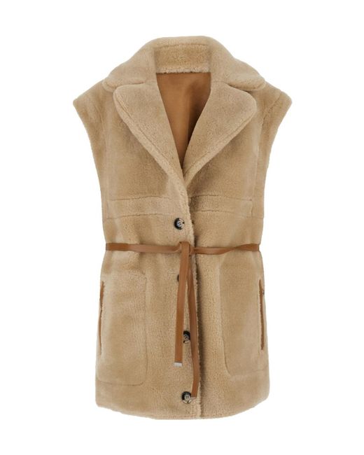 Urbancode Brown Belted Waistcoat
